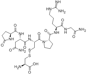 argipressin (4-9), (3-1')-disulfide Cys(6)- structure