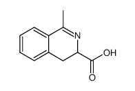 1-methyl-3,4-dihydro-isoquinoline-3-carboxylic acid结构式