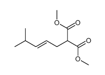 dimethyl (E)-2-(4-methylpent-2-en-1-yl)malonate结构式
