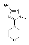 5-amino-2-methyl-3-morpholino-2H-1,2,4-triazole Structure