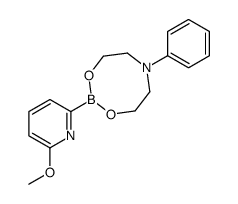6-甲氧基吡啶-2-硼酸 N-苯基二乙醇胺酯结构式