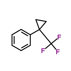 1-(三氟甲基环丙基)苯结构式