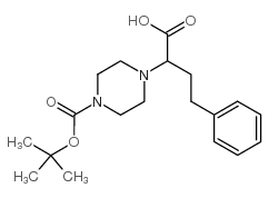 2-(4-Boc-哌嗪基)-4-苯基丁酸结构式