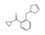 CYCLOPROPYL 2-(3-PYRROLINOMETHYL)PHENYL KETONE结构式