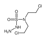 1-chloro-2-[2-chloroethyl(hydrazinesulfonyl)amino]ethane Structure