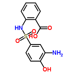 2-Aminophenol-4-(2-carboxy) sulfonanilide Structure