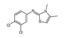 N-(3,4-dichlorophenyl)-3,4-dimethyl-1,3-thiazol-2-imine Structure