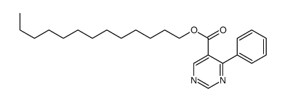 tridecyl 4-phenylpyrimidine-5-carboxylate Structure
