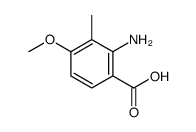 2-氨基-4-甲氧基-3-甲基苯甲酸结构式