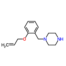 1-[2-(Allyloxy)benzyl]piperazine Structure