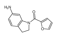 (6-amino-2,3-dihydroindol-1-yl)-(furan-2-yl)methanone Structure