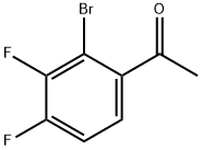 1-(2-Bromo-3,4-difluorophenyl)ethanone Structure