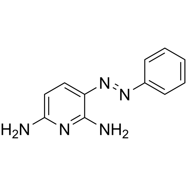 3-(Phenylazo)-2,6-pyridinediamine structure