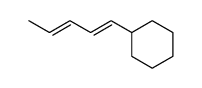 1-Cyclohexyl-penta-1,3-dien Structure