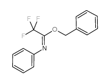 2,2,2-三氟-N-苯基亚氨逐乙酸苄酯结构式