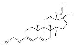 Norethindrone-3-ethyldienolether structure