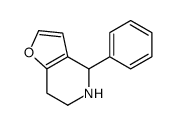 4-苯基-4,5,6,7-四氢呋喃并[3,2-c]吡啶结构式