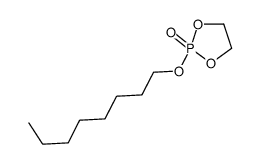 2-octoxy-1,3,2λ5-dioxaphospholane 2-oxide结构式