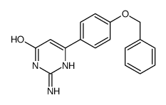 2-氨基-6-(4-苄氧基苯基)-3H-嘧啶-4-酮结构式