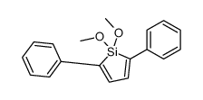 1,1-dimethoxy-2,5-diphenylsilole结构式