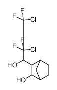 2-(1,3-dichloro-1,1,3,3-tetrafluoro-2-hydroxypropan-2-yl)bicyclo[2.2.1]heptan-3-ol结构式