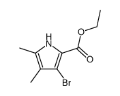 Ethyl 3-bromo-4,5-dimethyl-1H-pyrrole-2-carboxylate Structure