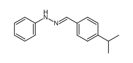 1-(4-isopropylbenzylidene)-2-phenylhydrazine Structure