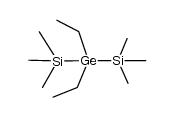 bis(trimethylsilyl)diethylgermane Structure