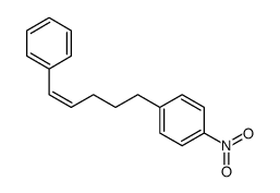 1-nitro-4-(5-phenylpent-4-enyl)benzene结构式