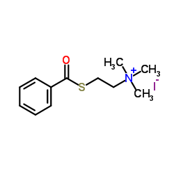 Benzoylthiocholine Iodide Structure