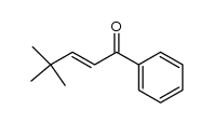 (E)-4,4-dimethyl-1-phenyl-2-peneten-1-one结构式