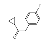 环丙基4-氟苄基酮结构式