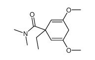 1-ethyl-3,5-dimethoxy-N,N-dimethylcyclohexa-2,5-diene-1-carboxamide Structure