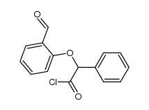 <(2-formylphenoxy)phenyl>acetyl chloride结构式
