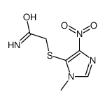 ACETAMIDE, 2-((1-METHYL-4-NITRO-1H-IMIDAZOL-5-YL)THIO)-结构式