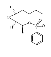 threo-3,4-epoxy-2-octanyl tosylate结构式