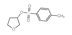 (S)-四氢呋喃-3-基4-甲基苯磺酸酯(结构式