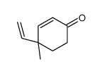 4-ethenyl-4-methylcyclohex-2-en-1-one结构式