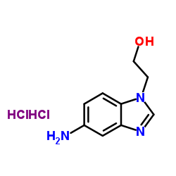 2-(5-AMINO-BENZOIMIDAZOL-1-YL)-ETHANOL DIHYDROCHLORIDE structure