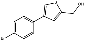 (4-(4-bromophenyl)thiophen-2-yl)methanol Structure