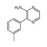 3-(3-methylphenyl)pyrazin-2-amine结构式