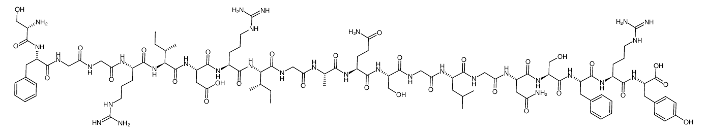 atriopeptin analog I Structure