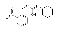 环己基氨基甲酸2-硝基苄基酯结构式