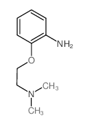 2-[2-(二甲基氨基)乙氧基]苯胺结构式
