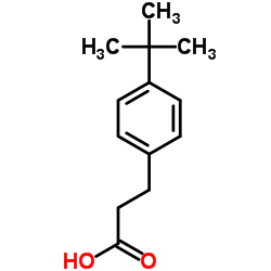 3-(4-(叔丁基)苯基)丙酸结构式