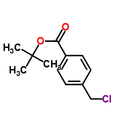 对氯甲基苯甲酸叔丁酯结构式