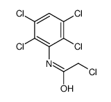 2-氯-N-(2,3,5,6-四氯苯基)乙酰胺结构式