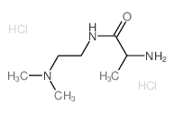 2-Amino-N-[2-(dimethylamino)ethyl]propanamide dihydrochloride Structure