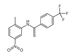 N-(2-methyl-5-nitrophenyl)-4-(trifluoromethyl)benzenecarbothioamide Structure