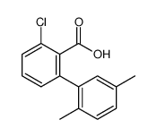 2-chloro-6-(2,5-dimethylphenyl)benzoic acid Structure